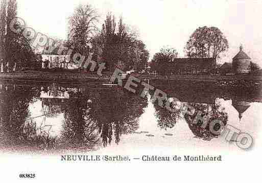 Ville de NEUVILLESURSARTHE, carte postale ancienne