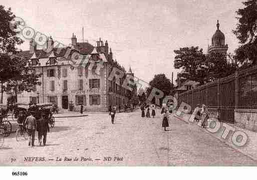 Ville de NEVERS, carte postale ancienne