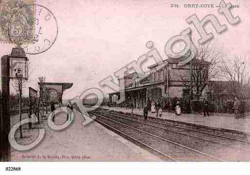 Ville de ORRYLAVILLE, carte postale ancienne