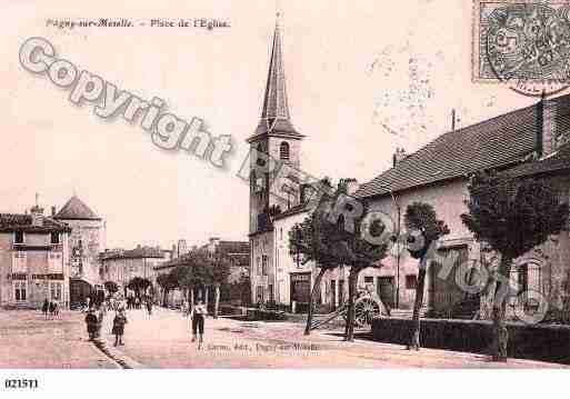 Ville de PAGNYSURMOSELLE, carte postale ancienne