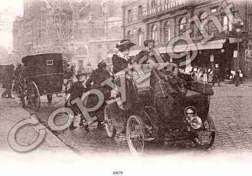 Ville de PARISVECU, carte postale ancienne