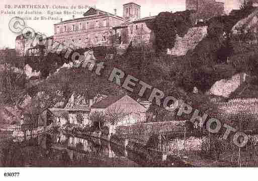Ville de PARTHENAY, carte postale ancienne