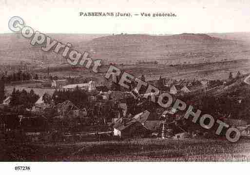 Ville de PASSENANS, carte postale ancienne