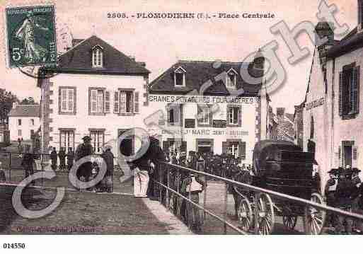 Ville de PLOMODIERN, carte postale ancienne