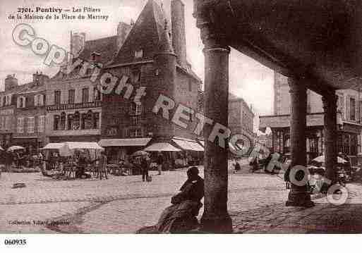 Ville de PONTIVY, carte postale ancienne