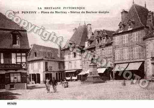 Ville de PONTIVY, carte postale ancienne