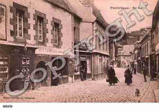 Ville de PONTRIEUX, carte postale ancienne