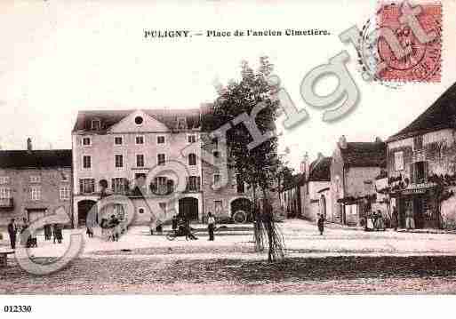 Ville de PULIGNYMONTRACHET, carte postale ancienne