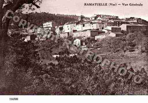 Ville de RAMATUELLE, carte postale ancienne