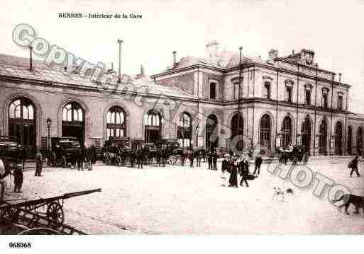 Ville de RENNES, carte postale ancienne