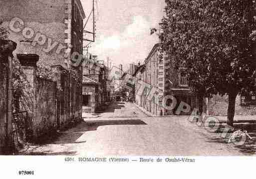 Ville de ROMAGNE, carte postale ancienne