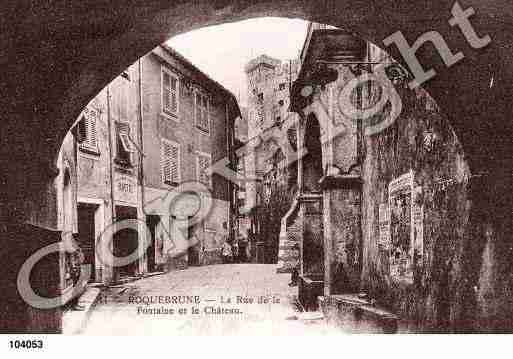 Ville de ROQUEBRUNECAPMARTIN, carte postale ancienne