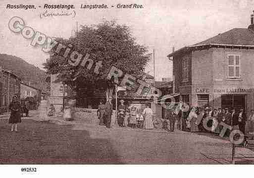 Ville de ROSSELANGE, carte postale ancienne