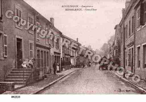 Ville de ROSSELANGE, carte postale ancienne