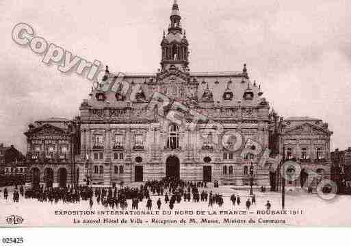 Ville de ROUBAIX, carte postale ancienne