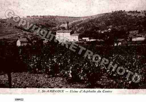 Ville de SAINTAMBROIX, carte postale ancienne