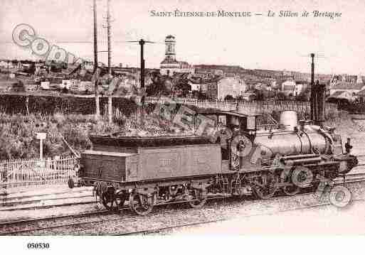 Ville de SAINTETIENNEDEMONTLUC, carte postale ancienne