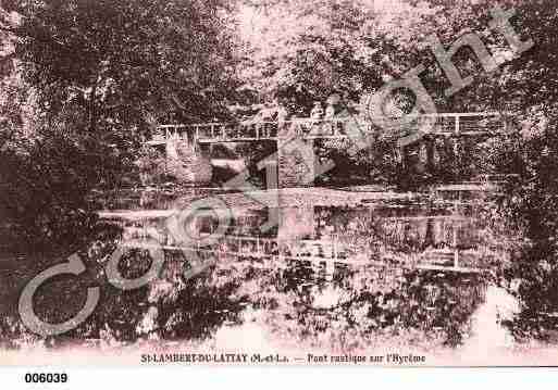 Ville de SAINTLAMBERTDULATTAY, carte postale ancienne Ville de SAINTLAMBERTDULATTAY, carte postale ancienne