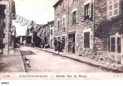 Ville de SAINTMARTINENHAUT, carte postale ancienne