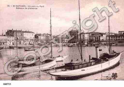 Ville de SAINTRAPHAEL, carte postale ancienne