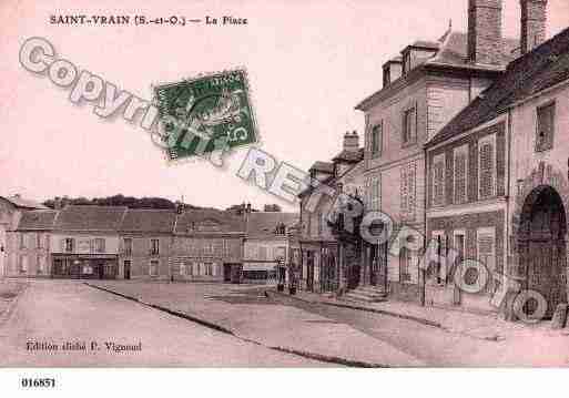 Ville de SAINTVRAIN, carte postale ancienne