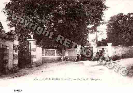 Ville de SAINTVRAIN, carte postale ancienne