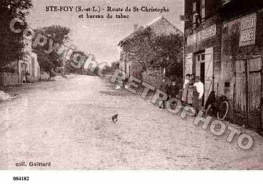 Ville de SAINTEFOY, carte postale ancienne