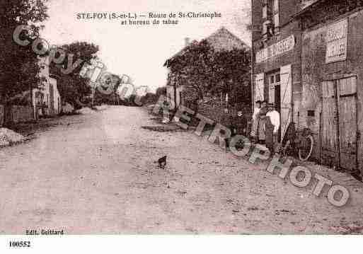 Ville de SAINTEFOY, carte postale ancienne