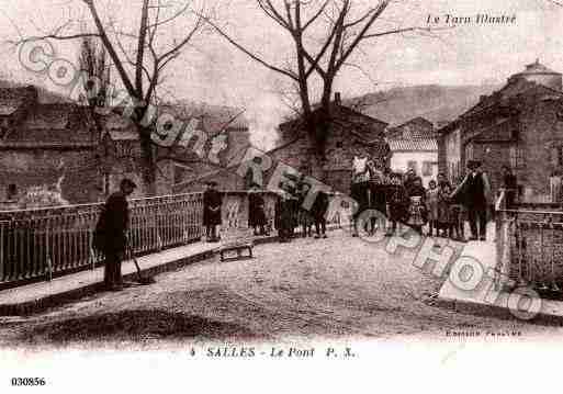 Ville de SALLES, carte postale ancienne Ville de SALLES, carte postale ancienne