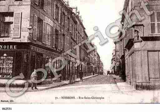 Ville de SOISSONS, carte postale ancienne