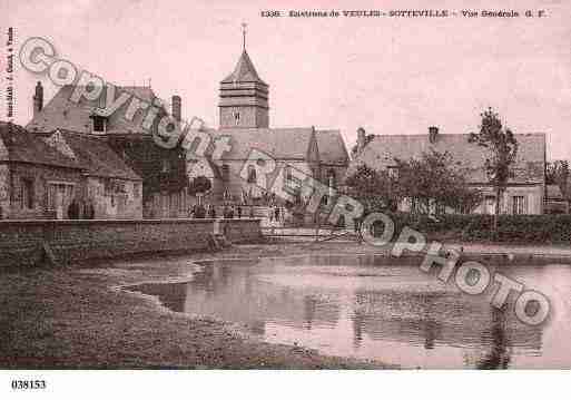 Ville de SOTTEVILLESURMER, carte postale ancienne