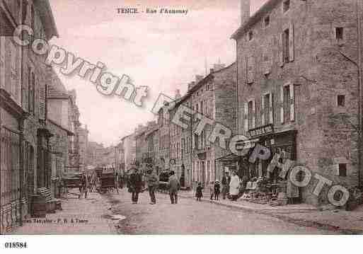 Ville de TENCE, carte postale ancienne