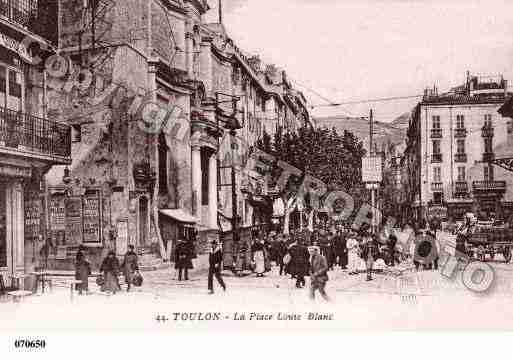 Ville de TOULON, carte postale ancienne