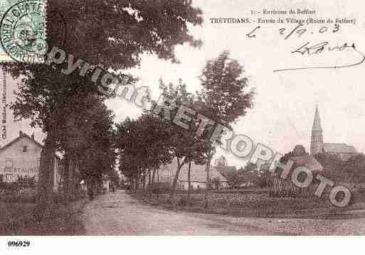 Ville de TREVENANS, carte postale ancienne