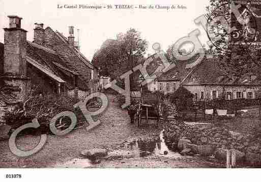 Ville de TRIZAC, carte postale ancienne