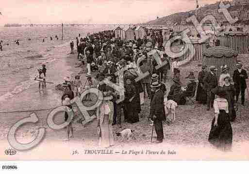 Ville de TROUVILLESURMER, carte postale ancienne