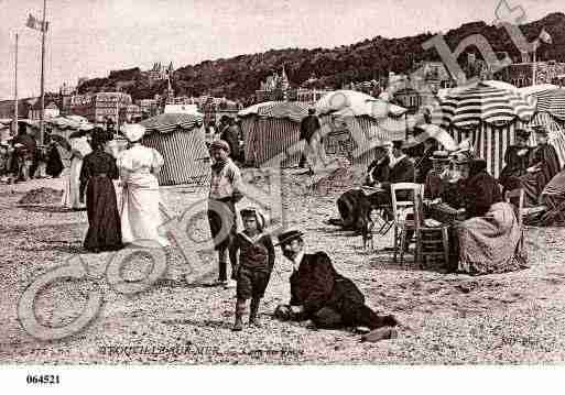 Ville de TROUVILLESURMER, carte postale ancienne