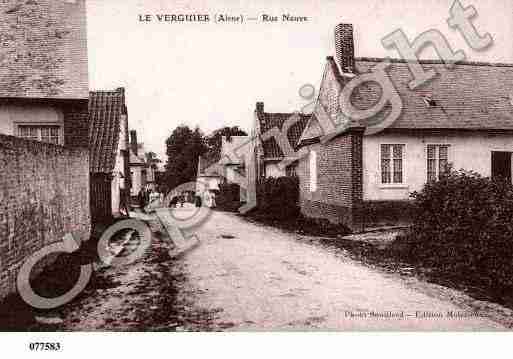 Ville de VERGUIER(LE), carte postale ancienne