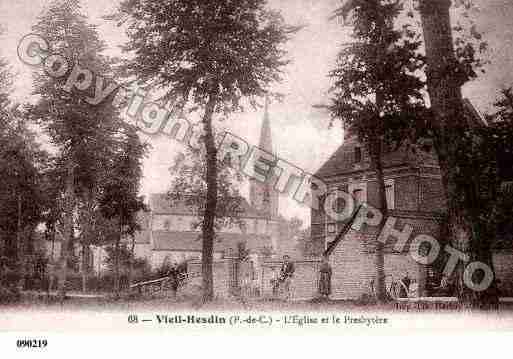 Ville de VIEILHESDIN, carte postale ancienne