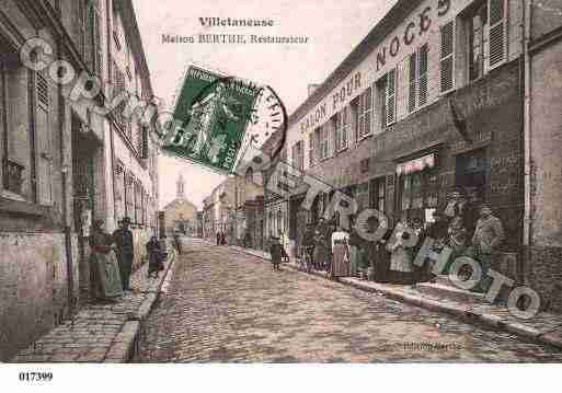 Ville de VILLETANEUSE, carte postale ancienne