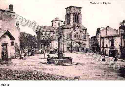 Ville de VOLVIC, carte postale ancienne