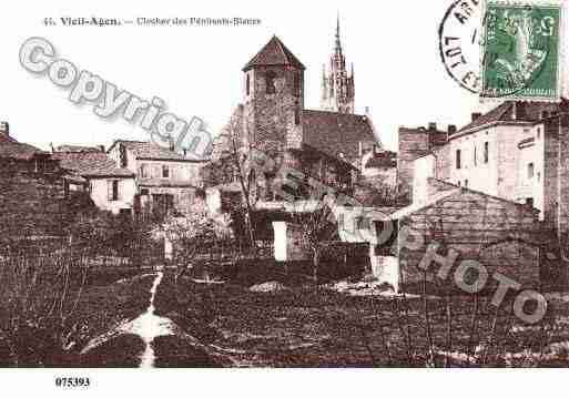 Ville de AGEN, carte postale ancienne