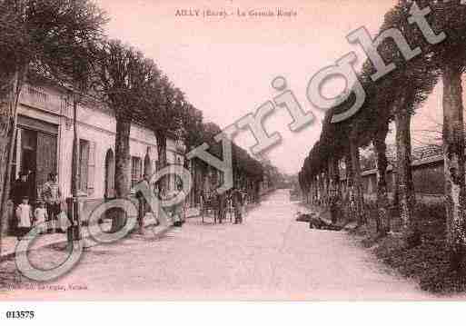 Ville de AILLY, carte postale ancienne