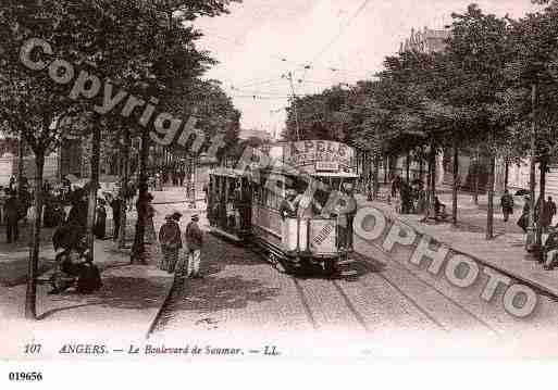 Ville de ANGERS, carte postale ancienne