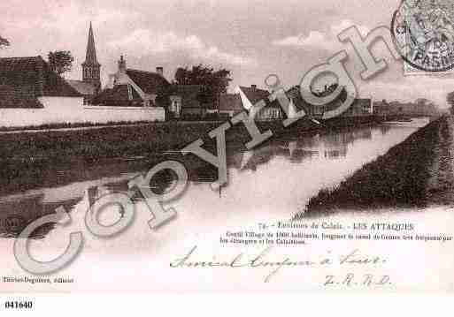 Ville de ATTAQUES(LES), carte postale ancienne