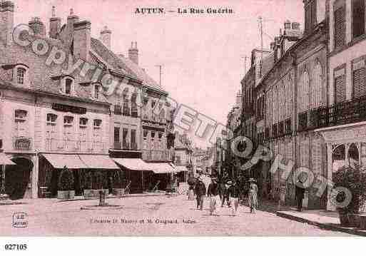 Ville de AUTUN, carte postale ancienne