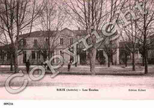 Ville de BAIX, carte postale ancienne