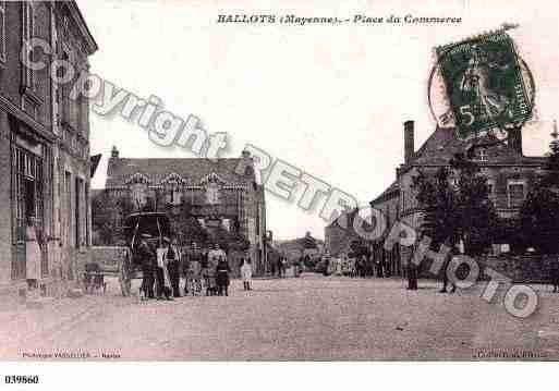 Ville de BALLOTS, carte postale ancienne