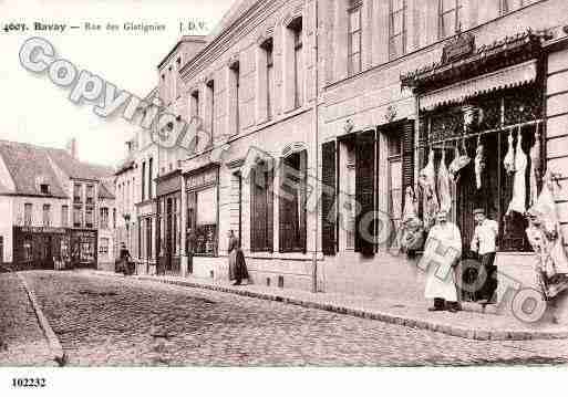 Ville de BAVAY, carte postale ancienne