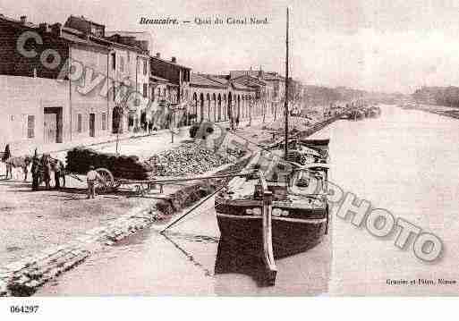 Ville de BEAUCAIRE, carte postale ancienne